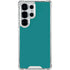 Teal Galaxy S25 Ultra Clear Case